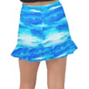 Sky 1 1 Fishtail Mini Chiffon Skirt View2