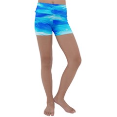 Sky 1 1 Kids  Lightweight Velour Yoga Shorts by bestdesignintheworld