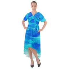 Sky 1 1 Front Wrap High Low Dress