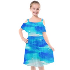 Sky 1 1 Kids  Cut Out Shoulders Chiffon Dress by bestdesignintheworld