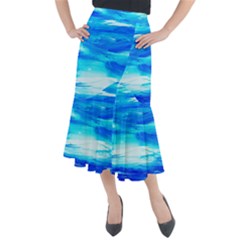 Sky 1 1 Midi Mermaid Skirt by bestdesignintheworld