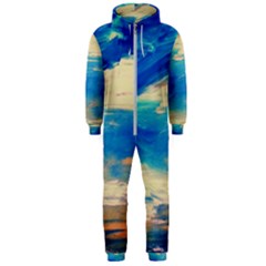 Skydiving 1 1 Hooded Jumpsuit (men)  by bestdesignintheworld