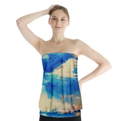 Skydiving 1 1 Strapless Top by bestdesignintheworld