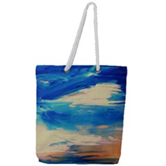 Skydiving 1 1 Full Print Rope Handle Tote (large) by bestdesignintheworld