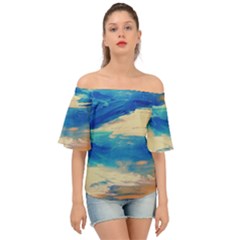 Skydiving 1 1 Off Shoulder Short Sleeve Top by bestdesignintheworld