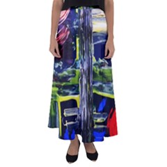 Between Two Moons 7 Flared Maxi Skirt by bestdesignintheworld