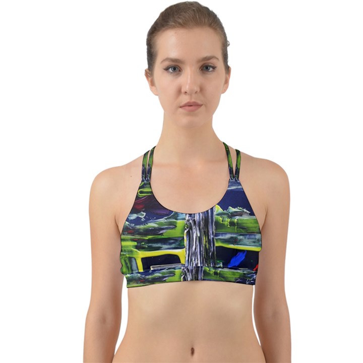 Between Two Moons 7 Back Web Sports Bra