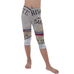 Balboa 1 1 Kids  Lightweight Velour Capri Leggings 