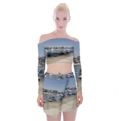 Balboa 1 3 Off Shoulder Top With Mini Skirt Set by bestdesignintheworld