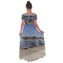 Balboa 1 3 Off Shoulder Open Front Chiffon Dress View2