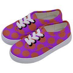 Polka Dots Two Times 7 Kids  Classic Low Top Sneakers by impacteesstreetwearten