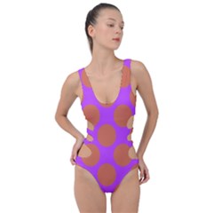 Polka Dots Two Times 7 Side Cut Out Swimsuit