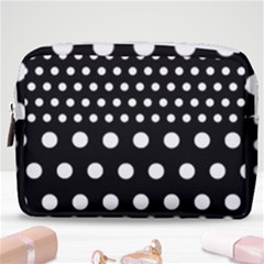 Polka Dots Two Times 11 Black Make Up Pouch (medium) by impacteesstreetwearten