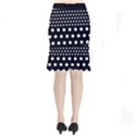 Polka Dots Two Times 11 Black Short Mermaid Skirt View2