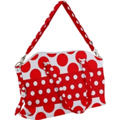 Polka Dots Two Times 9 Canvas Crossbody Bag by impacteesstreetwearten