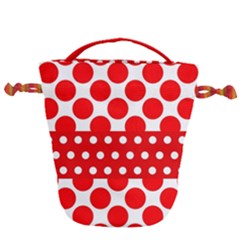 Polka Dots Two Times 9 Drawstring Bucket Bag by impacteesstreetwearten