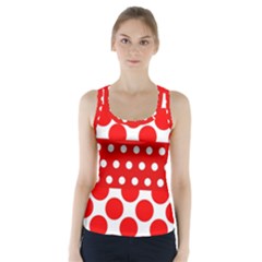 Polka Dots Two Times 9 Racer Back Sports Top by impacteesstreetwearten