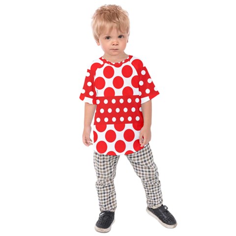 Polka Dots Two Times 9 Kids  Raglan Tee by impacteesstreetwearten