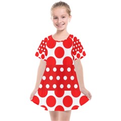 Polka Dots Two Times 9 Kids  Smock Dress by impacteesstreetwearten