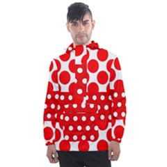 Polka Dots Two Times 9 Men s Front Pocket Pullover Windbreaker by impacteesstreetwearten