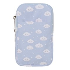 Kawaii Cloud Pattern Waist Pouch (large) by Valentinaart