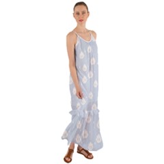 Kawaii Cloud Pattern Cami Maxi Ruffle Chiffon Dress by Valentinaart