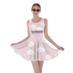 Kawaii Cloud Pattern Skater Dress