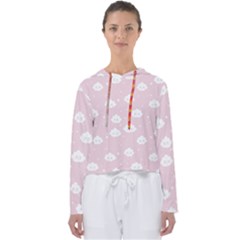 Kawaii Cloud Pattern Women s Slouchy Sweat by Valentinaart