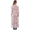 Kawaii cloud pattern Button Up Maxi Dress View2