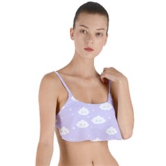 Kawaii Cloud Pattern Layered Top Bikini Top 