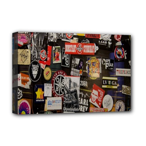 Stickers Deluxe Canvas 18  X 12  (stretched) by ArtworkByPatrick