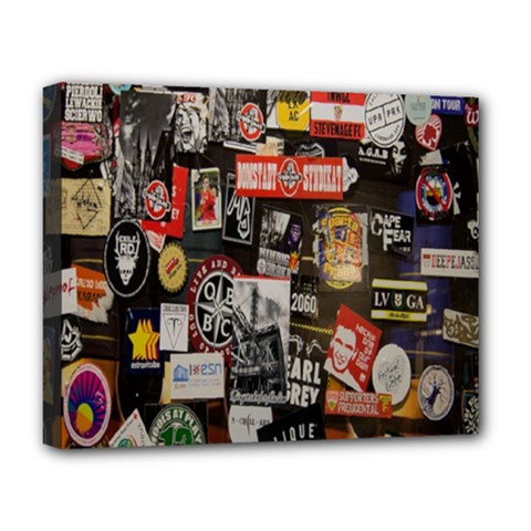 Stickers Deluxe Canvas 20  X 16  (stretched) by ArtworkByPatrick