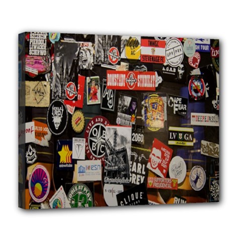 Stickers Deluxe Canvas 24  X 20  (stretched) by ArtworkByPatrick