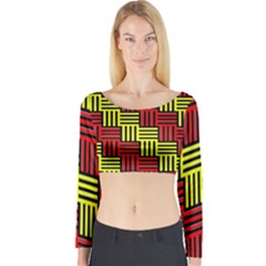 Rby  54 Long Sleeve Crop Top by ArtworkByPatrick