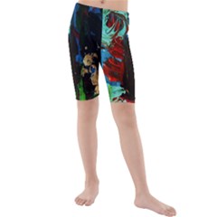 Night 1 2 Kids  Mid Length Swim Shorts by bestdesignintheworld