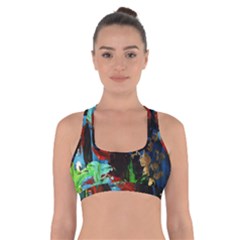 Night 1 2 Cross Back Sports Bra by bestdesignintheworld