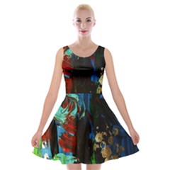 Night 1 2 Velvet Skater Dress by bestdesignintheworld