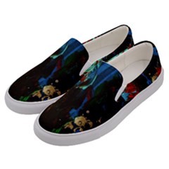 Night 1 2 Men s Canvas Slip Ons by bestdesignintheworld