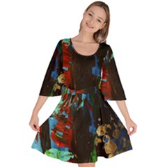 Night 1 2 Velour Kimono Dress by bestdesignintheworld