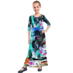 Gates 1 1 Kids  Quarter Sleeve Maxi Dress by bestdesignintheworld