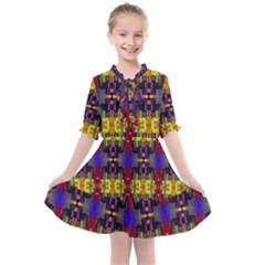 Abstract 34 Kids  All Frills Chiffon Dress by ArtworkByPatrick