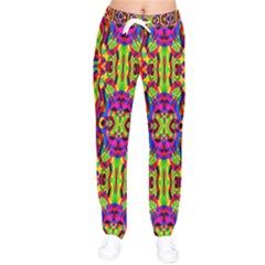 Abstract 35 Women Velvet Drawstring Pants