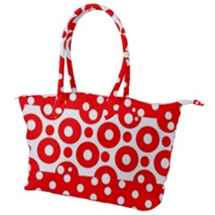 Polka Dots Two Times 10 Canvas Shoulder Bag by impacteesstreetwearten