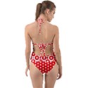 Polka Dots Two Times 10 Halter Cut-Out One Piece Swimsuit View2