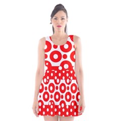 Polka Dots Two Times 10 Scoop Neck Skater Dress by impacteesstreetwearten