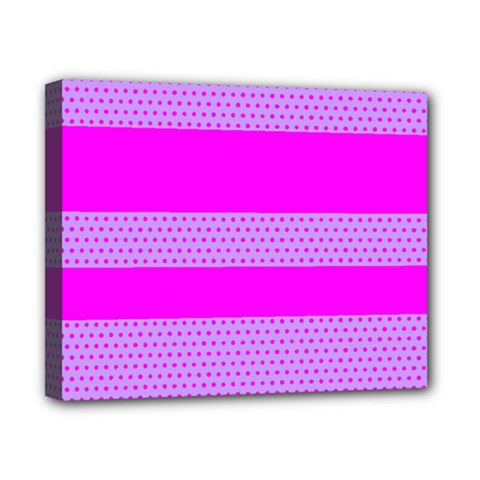 Polka Dots Two Times 12 Canvas 10  X 8  (stretched) by impacteesstreetwearten