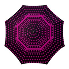 Polka Dots Two Times 8 Black Golf Umbrellas by impacteesstreetwearten