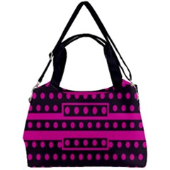 Polka Dots Two Times 8 Black Double Compartment Shoulder Bag by impacteesstreetwearten