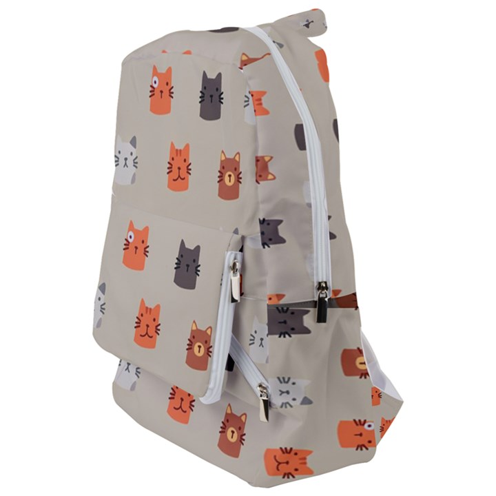 Cat Faces Pattern Travelers  Backpack