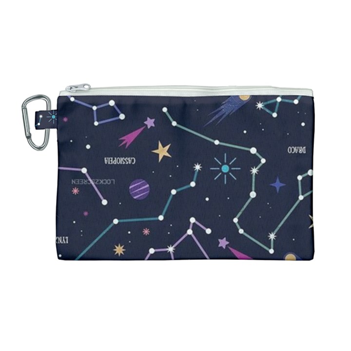 Space Wallpapers Canvas Cosmetic Bag (Large)